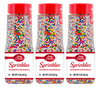 Betty Crocker Sprinkles Rainbow Nonpareils 3 Pack