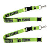 Philadelphia Flyers NHL Neon Lanyard 2 Pack