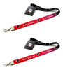 Atlanta Falcons NFL Ombre Lanyard 2 Pack