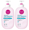 EOS Shea Butter 24 Hour Moisture Body Lotion Fresh & Cozy 2 Pack