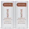 Native Whole Body Deodorant Stick Coconut & Vanilla 2 Pack