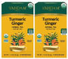 Vahdam India Infusions Turmeric Herbal Tea Ginger 2 Pack