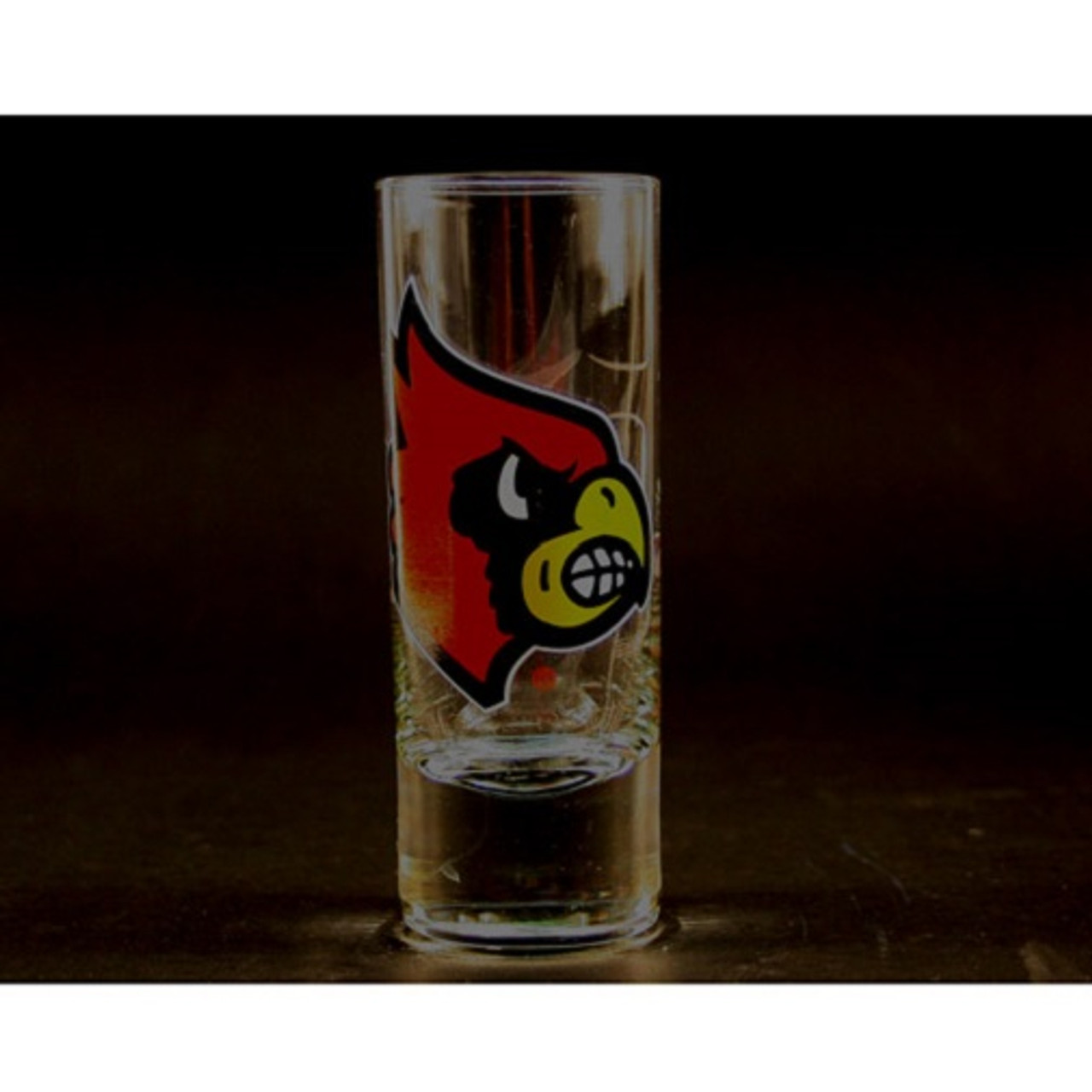 University of Louisville Fighting Cardinals Shot Glass,cup,megaphone And  Glass