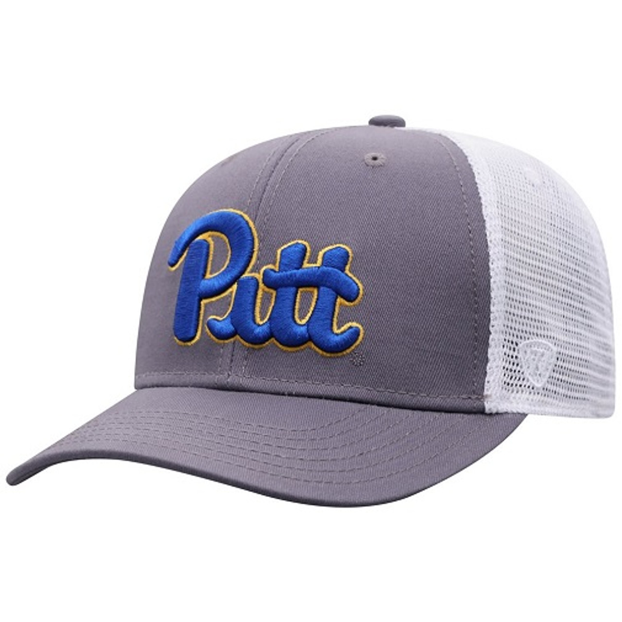 Pittsburgh Panthers Black Mid-Pro Snapback Adjustable Trucker Hat