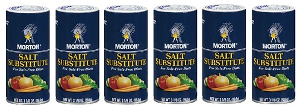 Morton Salt Substitute, 3.125 oz (Pack of 12) 