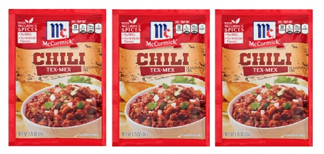 McCormick White Chicken Chili Seasoning Mix 3 Packet Pack - Shop Jadas