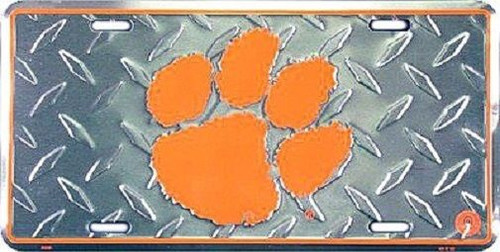 Clemson Tigers NCAA "Diamond" License Plate