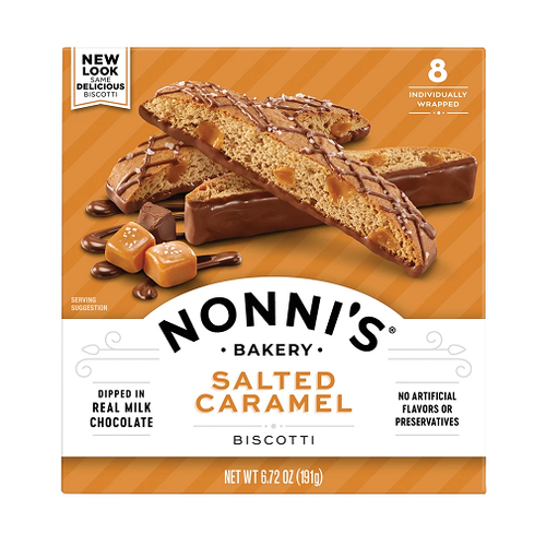 Nonni's Biscotti Salted Caramel