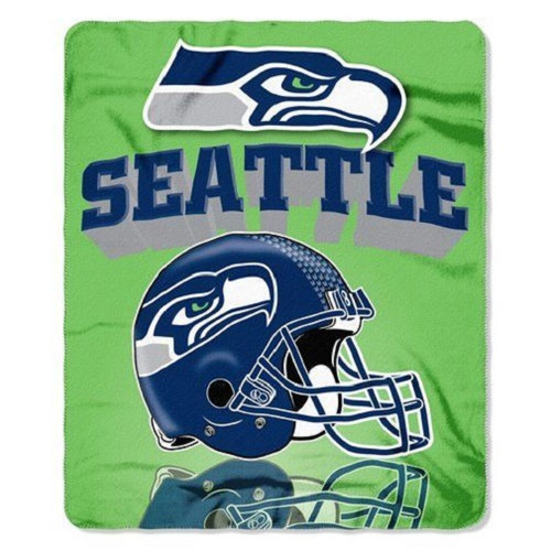 Seattle Seahawks NFL Northwest "Mirror" Fleece Throw