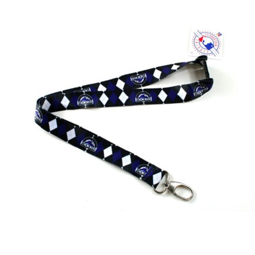 Colorado Rockies MLB Argyle Lanyard