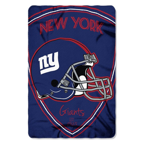 New York Giants NFL Northwest Shield Fleece Throw