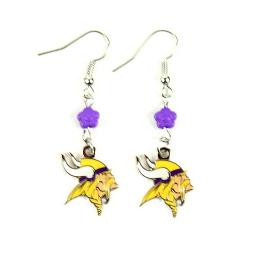 Minnesota Vikings NFL Sophie Style Dangle Earrings