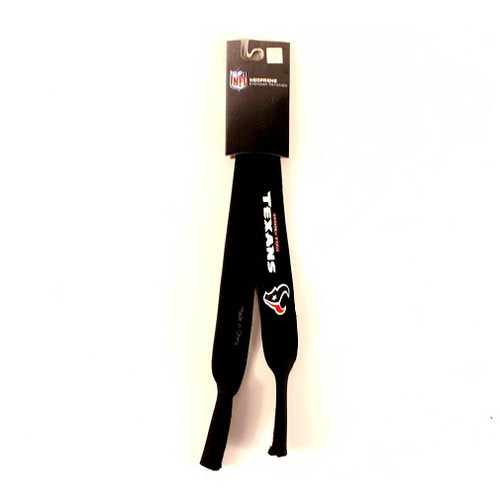 Houston Texans NFL Black Neoprene Strap For Sunglasses/Eye Glasses