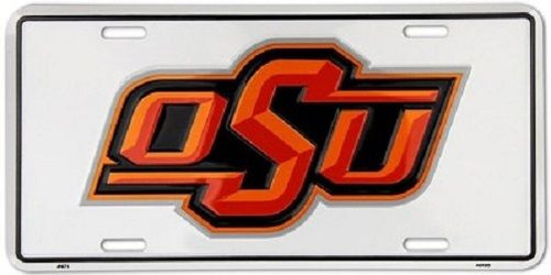 Oklahoma State Cowboys NCAA License Plate