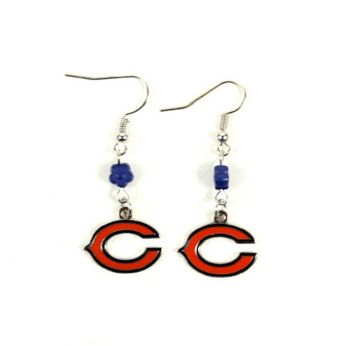 Chicago Bears NFL Sophie Style Dangle Earrings
