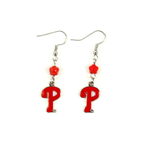 Philadelphia Phillies MLB Sophie Style Dangle Earrings