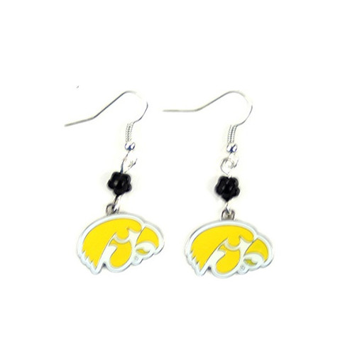 Iowa Hawkeyes NCAA Sophie Style Dangle Earrings