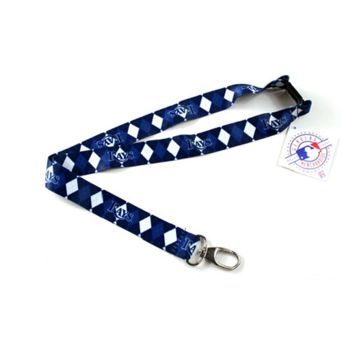 Tampa Bay Rays MLB Argyle Lanyard