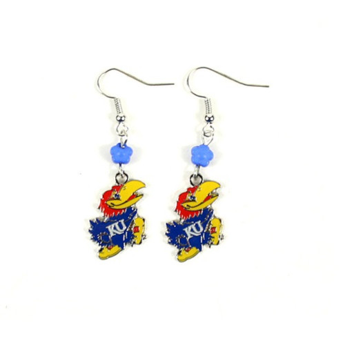 Kansas Jayhawks NCAA Sophie Style Dangle Earrings