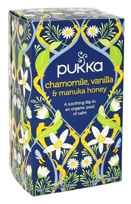 Pukka Organic Chamomile, Vanilla & Manuka Honey Herbal Tea