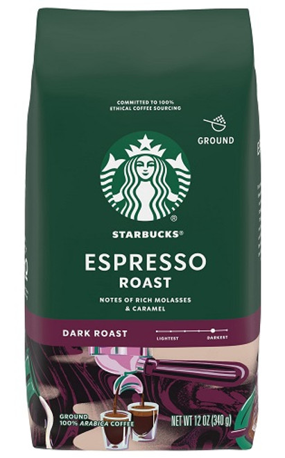 Starbucks Espresso Roast Ground Coffee
