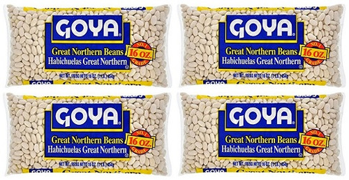 Goya Great Northern Beans/Habichuelas Great Northern 4 Pack