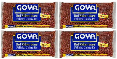Goya Red Kidney Beans/Habichuelas Coloradas 4 Pack