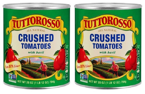 Tuttorosso Crushed Tomatoes With Basil 2 Can Pack