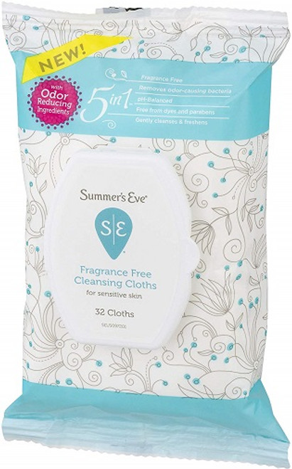 Summer's Eve Fragrance Free Cleansing Cloths