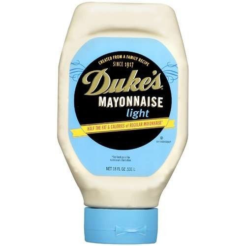 Duke's Light Mayonnaise 18 oz Bottle