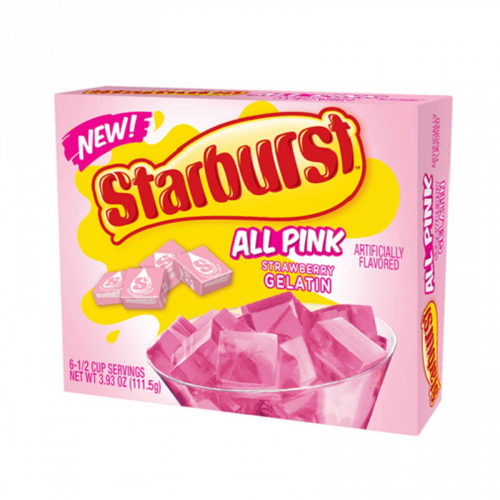 Starburst All Pink Strawberry Gelatin