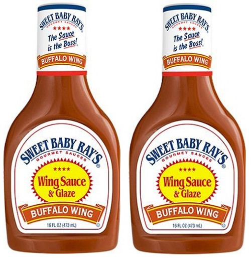 Sweet Baby Ray's Wing Sauce & Glaze Buffalo Wing 2 Bottle Pack