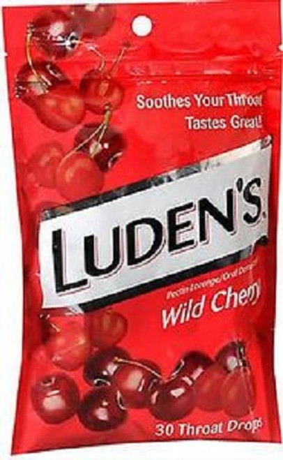 Luden's Throat Drops Wild Cherry