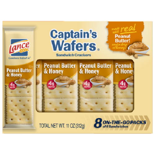 Lance Captain's Wafers Peanut Butter & Honey Sandwich Crackers