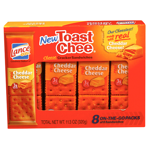 Lance Toast Chee Cheddar Cheese Sandwich Crackers