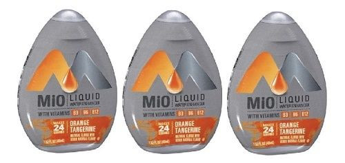 Mio Orange Tangerine Liquid Water Enhancer 3 Bottle Pack