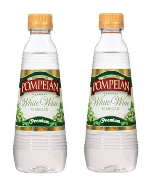 Pompeian Gourmet White Wine Vinegar 2 Pack