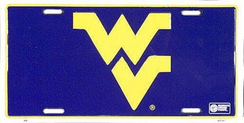 West Virginia Mountaineers NCAA License Plate