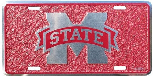 Mississippi State Bulldogs NCAA Mosaic License Plate