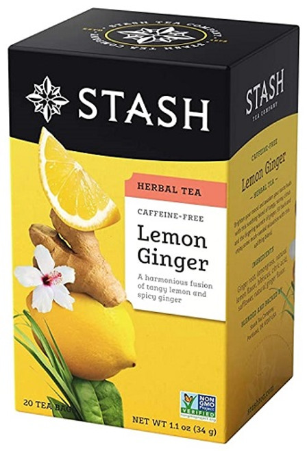 Stash Lemon Ginger Herbal Tea