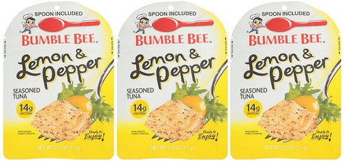 Bumble Bee Lemon Pepper Seasoned Tuna 3 Pack