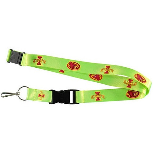 Iowa State Cyclones NCAA Neon Lanyard