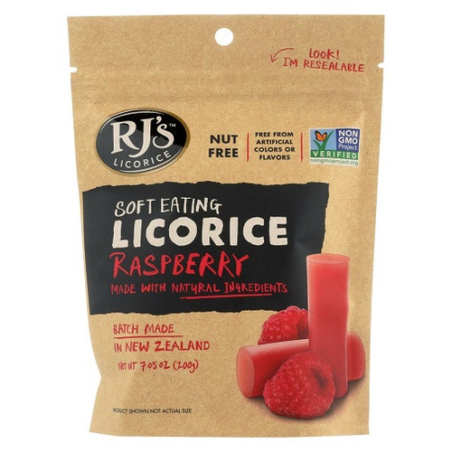 RJ's Natural Soft Eating Licorice Raspberry