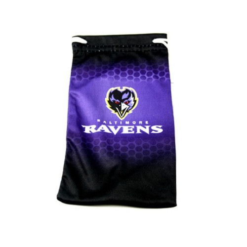 Baltimore Ravens NFL Microfiber Team Color Sunglasses Bag