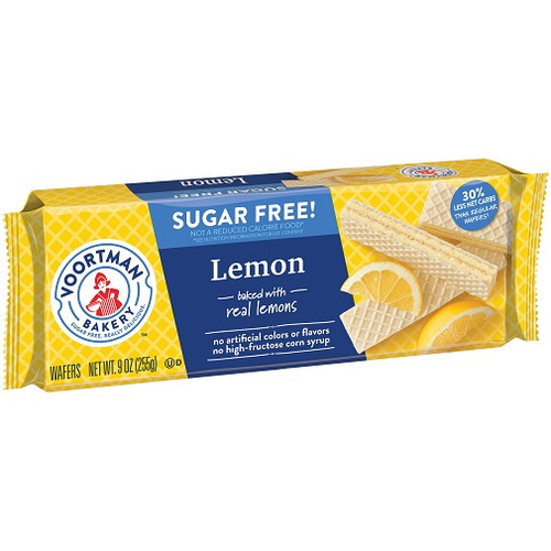 Voortman Lemon Sugar Free Wafers Cookies