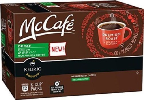 McCafe Premium Roast Decaf Coffee Keurig K Cup