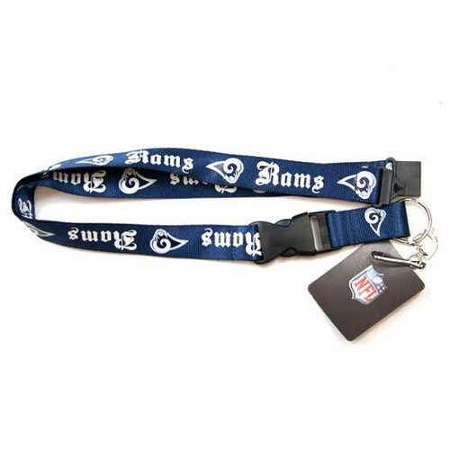 Los Angeles Rams NFL Old English Lanyard