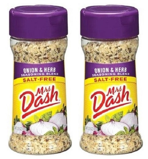 Mrs Dash Onion & Herb Salt-Free Seasoning Blend 2 Bottle Pack