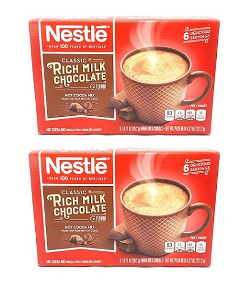 Nestle Classic Rich Milk Chocolate Hot Cocoa Mix 2 Pack