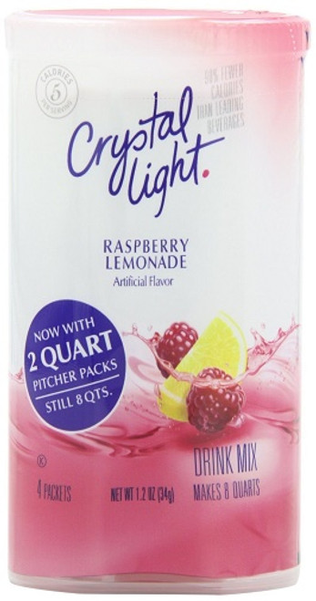 Crystal Light Raspberry Lemonade Drink Mix Pitcher Packs